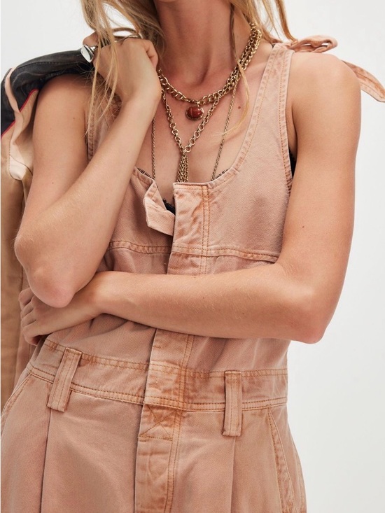 Free People Must Have Wide Leg Overalls, XS - Picture 4 of 7